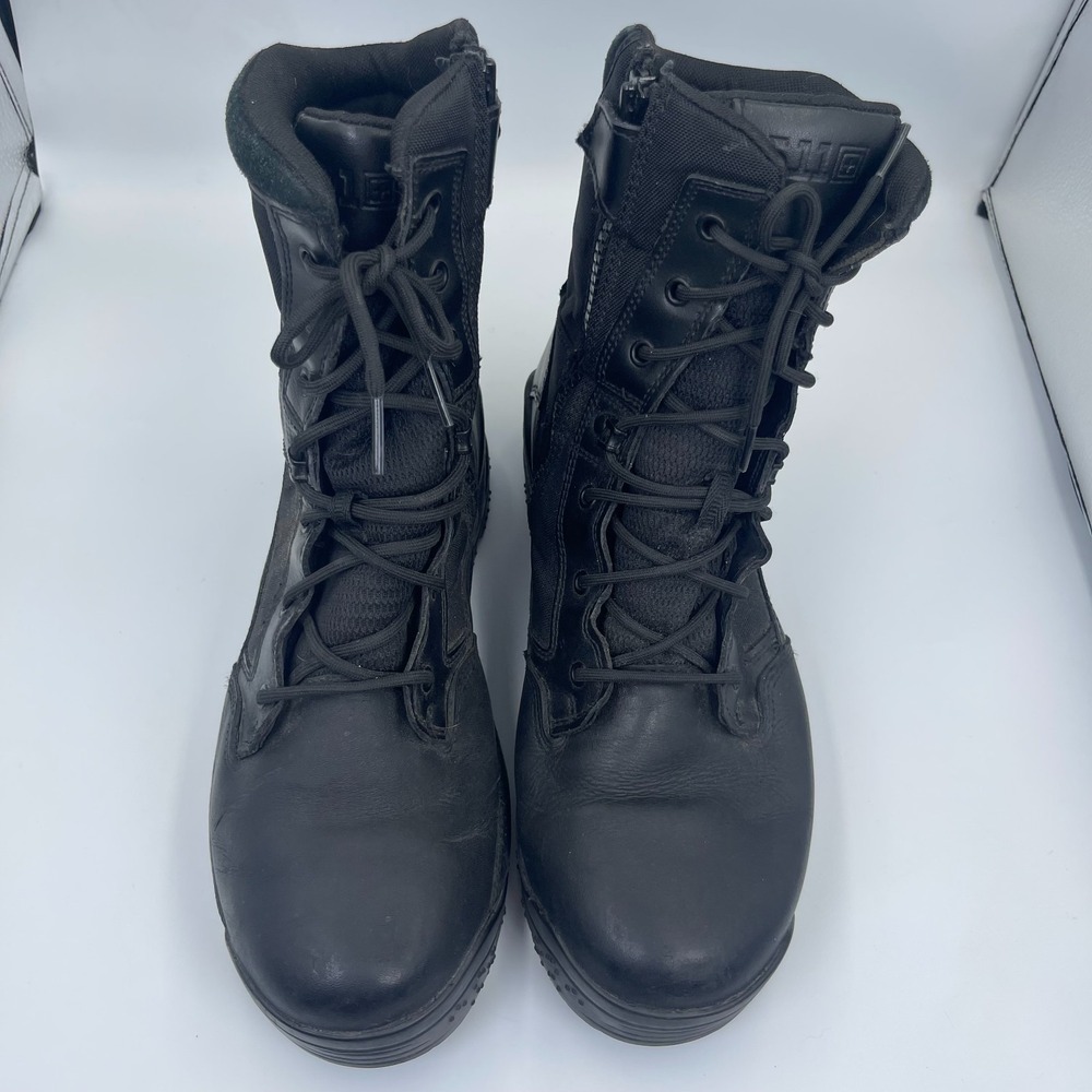 5.11 Tactical ATAC 2.0 8 Inch Boot Mens Size 13 Black Side Zip High Top Footwear